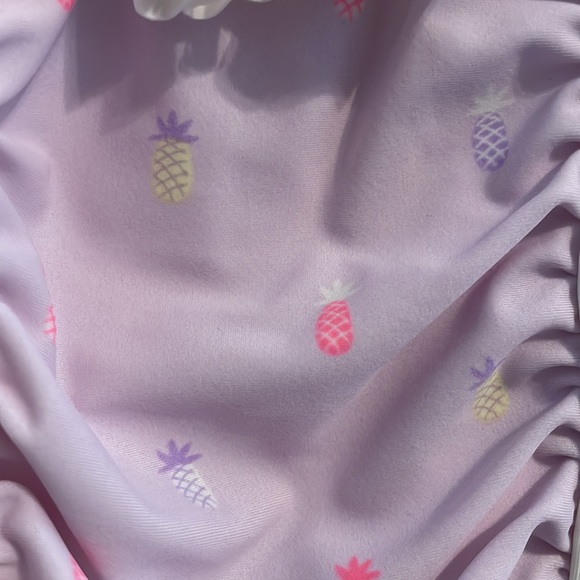 Janie & Jack Purple Pineapple Pinup Inspired Onepiece Bathing Suit 12-18 Months - Picture 6 of 6